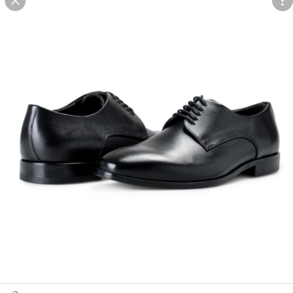100% authentic Hugo Boss Highline Derb pr1 50375809 001 black men’s leather shoe - Picture 2 of 5